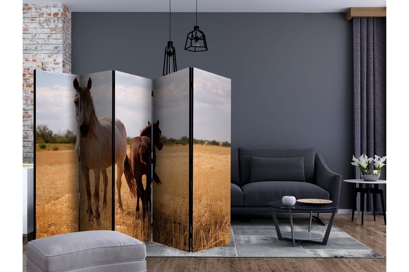 Romdeler - Horse and foal II 225x172 - Artgeist sp. z o. o. - Innredning - Romdelere - Bretteskjerm