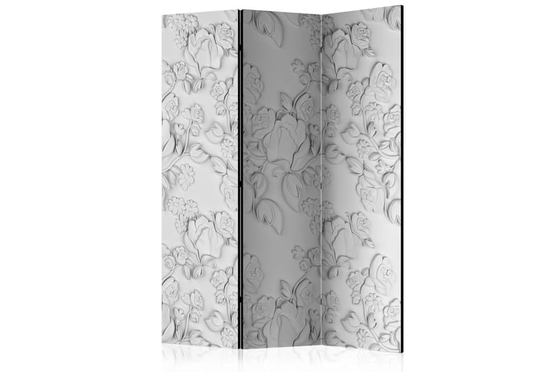 Romdeler - Hvit ornament Roser 135x172, Artgeist sp. z o. o.