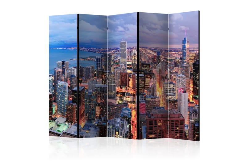 Romdeler Illuminated Chicago II - Artgeist sp. z o. o. - Innredning - Romdelere - Bretteskjerm