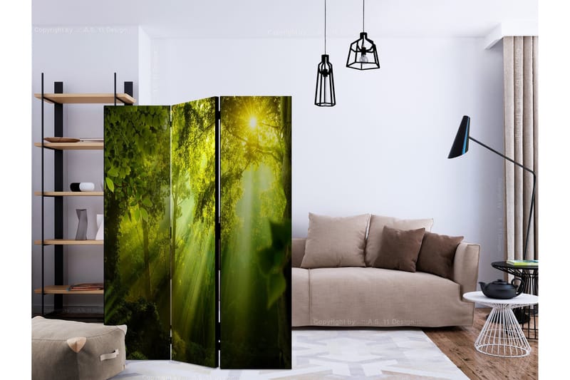 Romdeler - In a Secret Forest II 135x172 - Artgeist sp. z o. o. - Innredning - Romdelere - Bretteskjerm