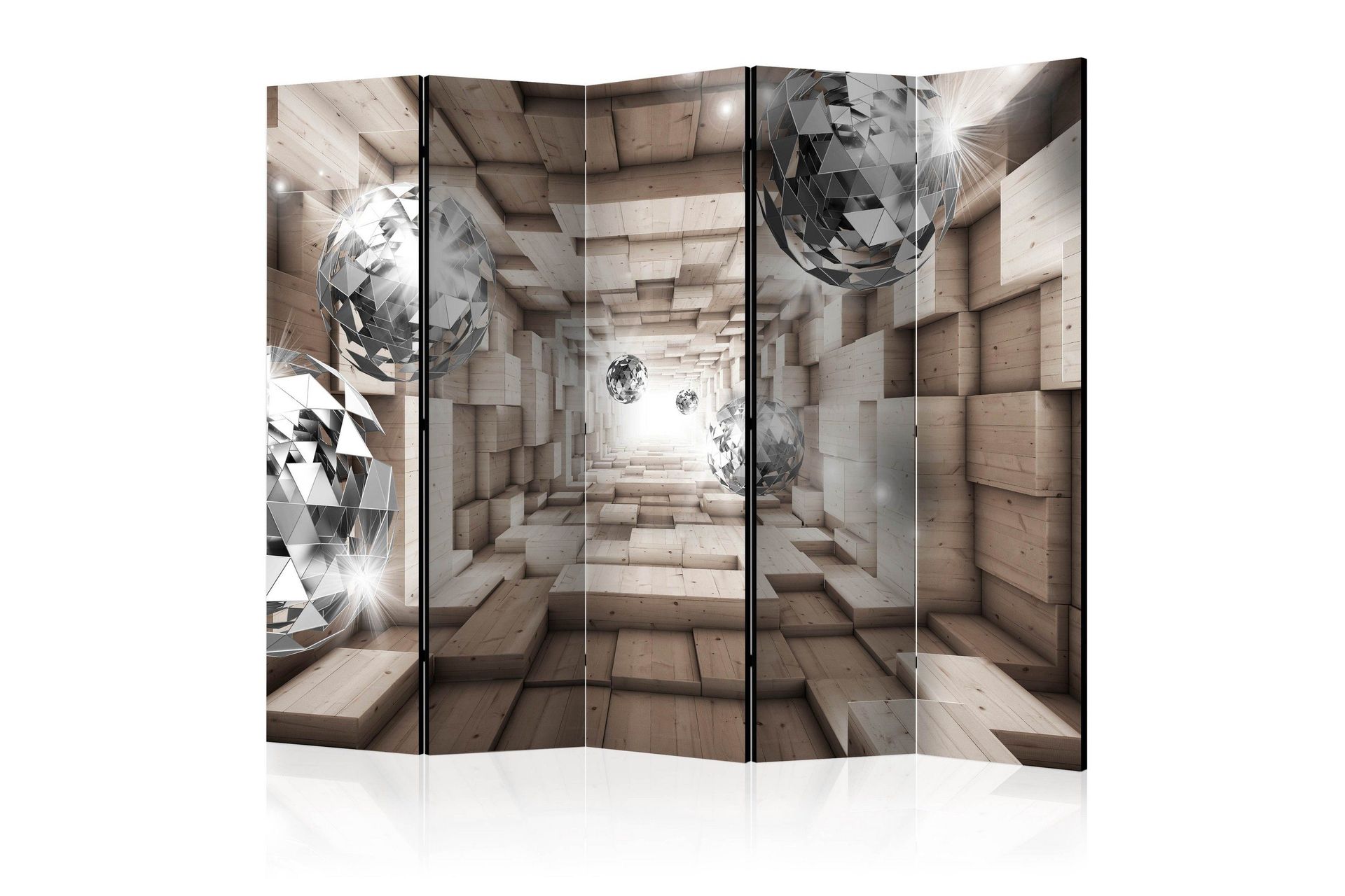 Romdeler - In A Wooden Tunnel II 225x172 - Artgeist sp. z o. o.