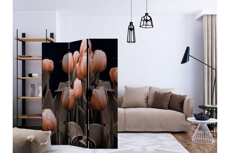 Romdeler Ladies Among the Flowers - Artgeist sp. z o. o. - Innredning - Romdelere - Bretteskjerm