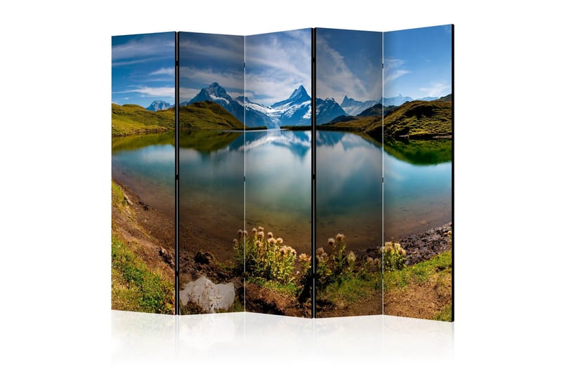 Romdeler Lake with Mountain Reflection, Switzerl, Artgeist sp. z o. o.