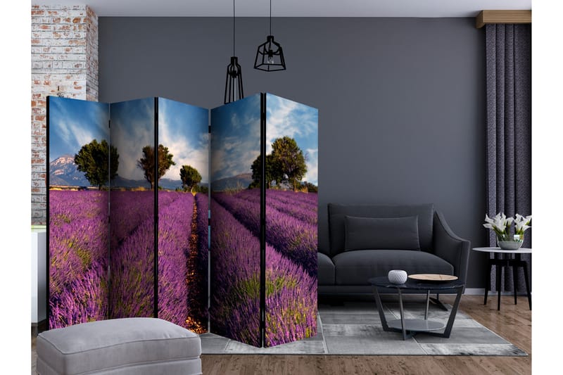 Romdeler Lavender Field in Provence, France II - Artgeist sp. z o. o. - Innredning - Romdelere - Bretteskjerm