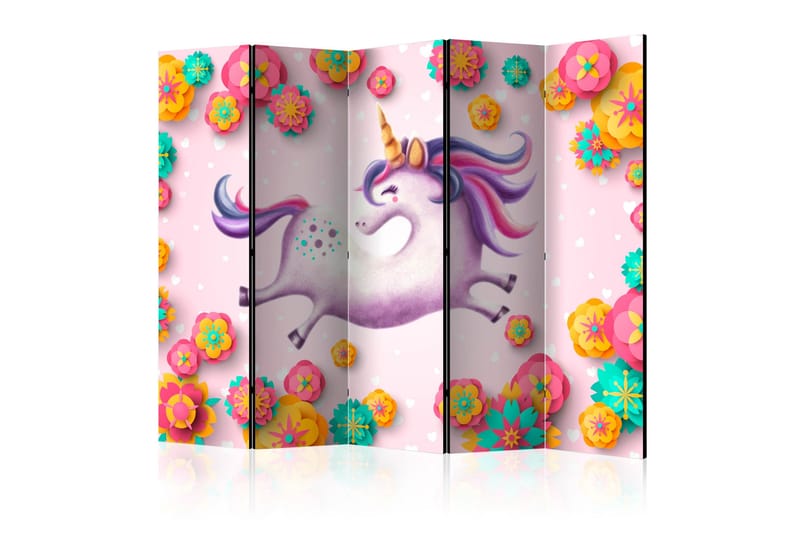 Romdeler Lithe Unicorn II 222x517 cm - Artgeist sp. z o. o. - Innredning - Romdelere - Bretteskjerm