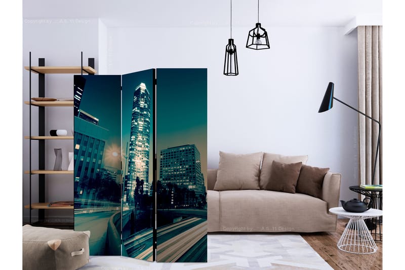 Romdeler - Los Angeles gatene 135x172 - Artgeist sp. z o. o. - Innredning - Romdelere - Bretteskjerm
