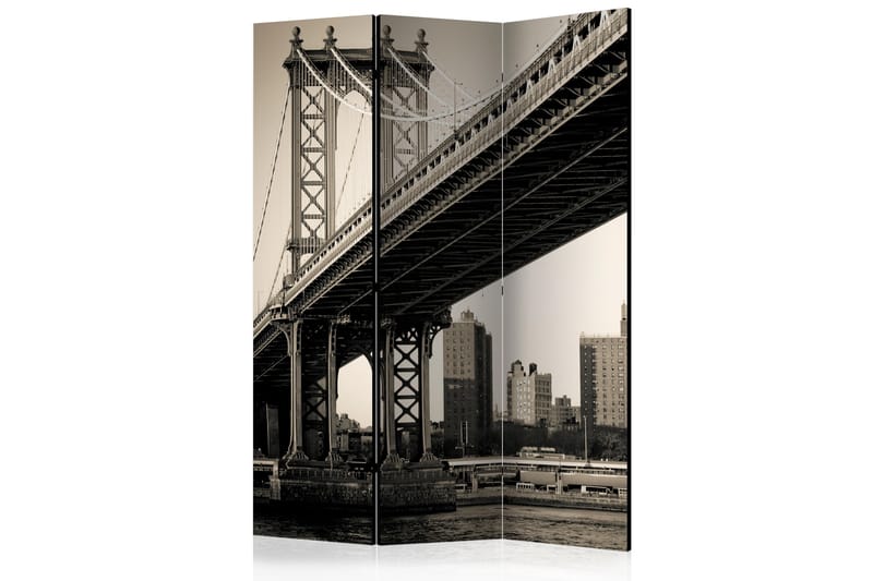 Romdeler - Manhattan Bridge, New York 135x172 - Artgeist sp. z o. o. - Bretteskjerm - Romdelere