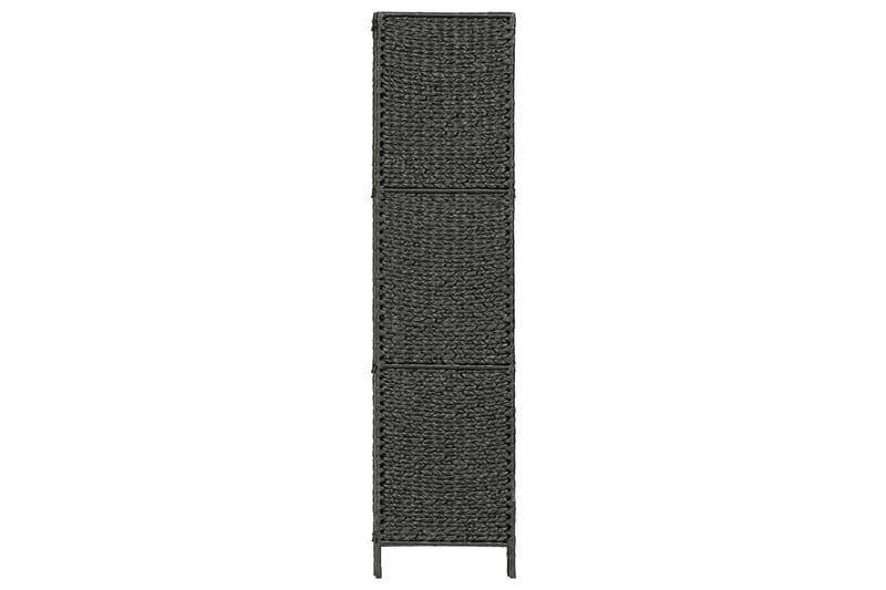 Romdeler med 3 paneler 116x160 cm vannhyasint svart - Skjermvegg - Romdelere