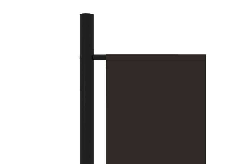Romdeler med 5 paneler brun 250x180 cm - Innredning - Romdelere - Skjermvegg