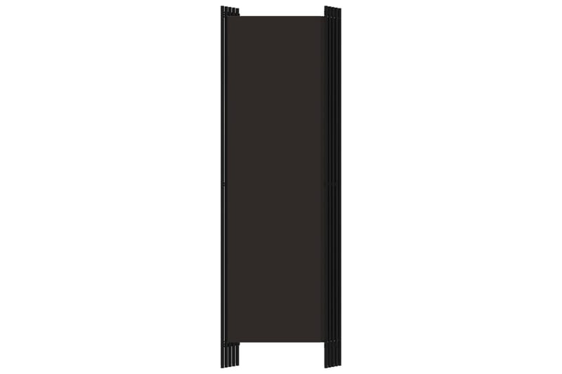 Romdeler med 5 paneler brun 250x180 cm - Innredning - Romdelere - Skjermvegg