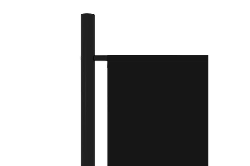 Romdeler med 6 paneler svart 300x180 cm - Bretteskjerm - Romdelere