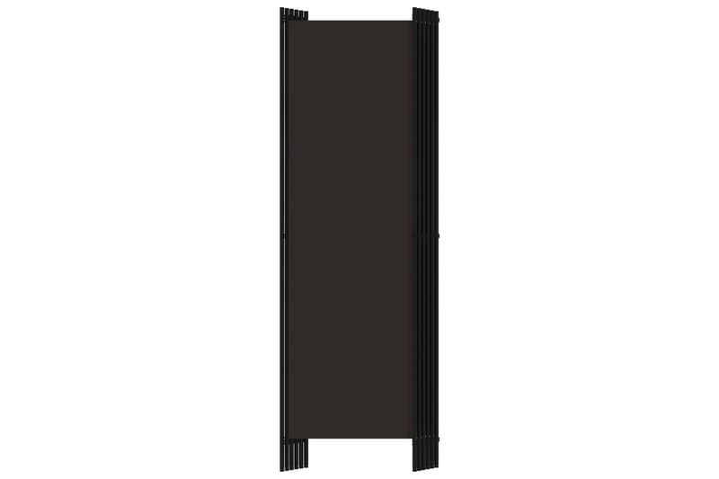 Romdeler med 6 paneler brun 300x180 cm - Innredning - Romdelere - Skjermvegg