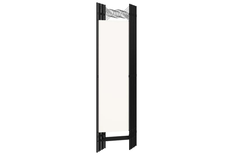 Romdeler med 6 paneler hvit 240x180 cm - Innredning - Romdelere - Skjermvegg