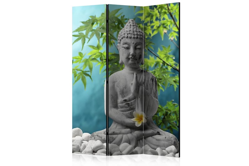 Romdeler Meditating Buddha 135x172 - Artgeist sp. z o. o. - Innredning - Romdelere - Bretteskjerm