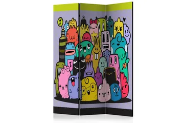 Romdeler Monster Fra 3.Klasse 113x517 cm - Artgeist sp. z o. o. - Innredning - Romdelere - Bretteskjerm