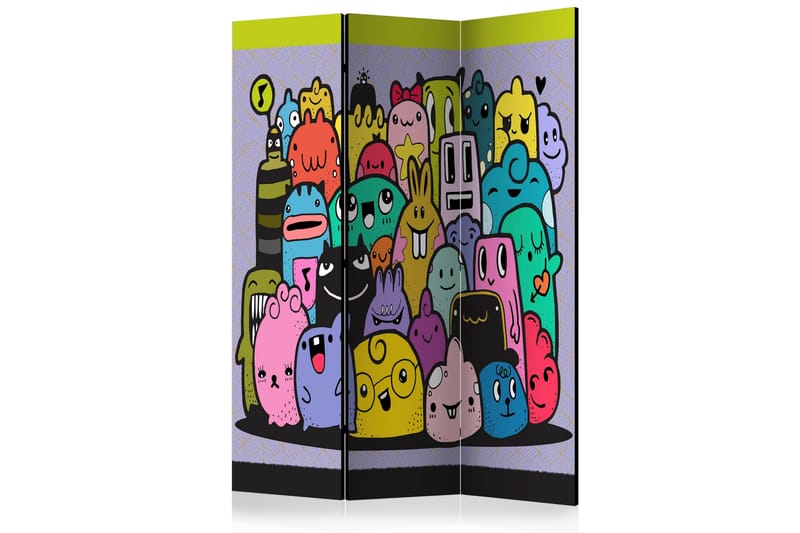 Romdeler Monster Fra 3.Klasse 113x517 cm - Artgeist sp. z o. o. - Innredning - Romdelere - Bretteskjerm