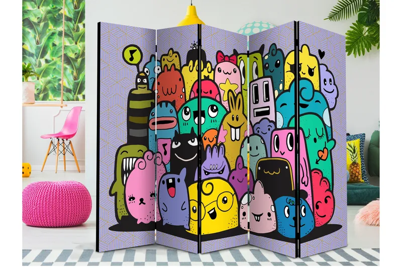 Romdeler Monstre Fra 3. C grad II 222x517 cm, Artgeist sp. z o. o.