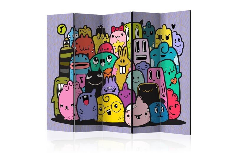 Romdeler Monstre Fra 3. C grad II 222x517 cm - Artgeist sp. z o. o. - Innredning - Romdelere - Bretteskjerm