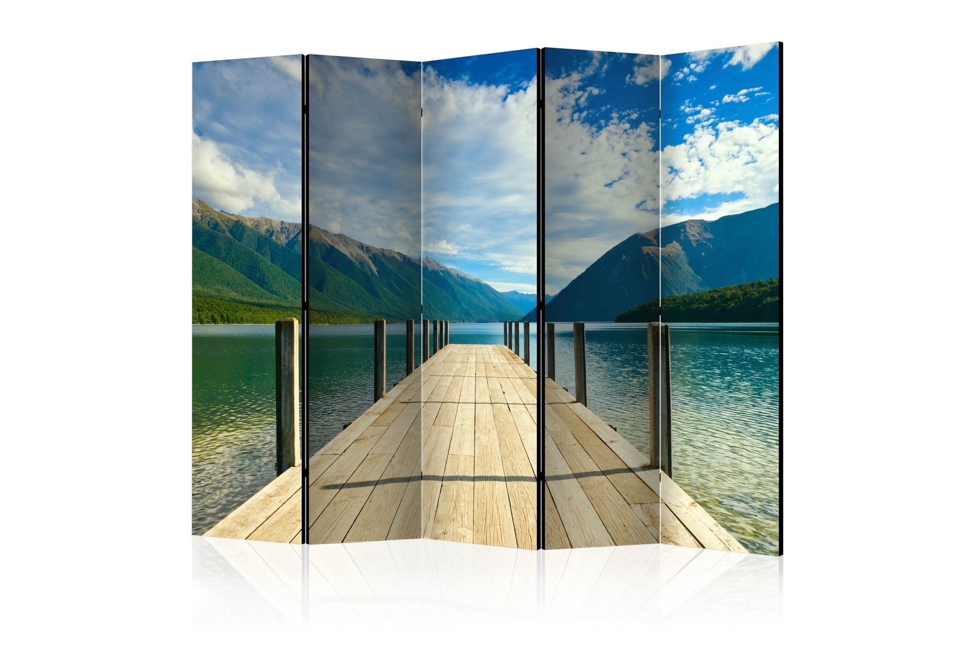 Romdeler - Mountain lake bridge II 225x172 - Artgeist sp. z o. o.