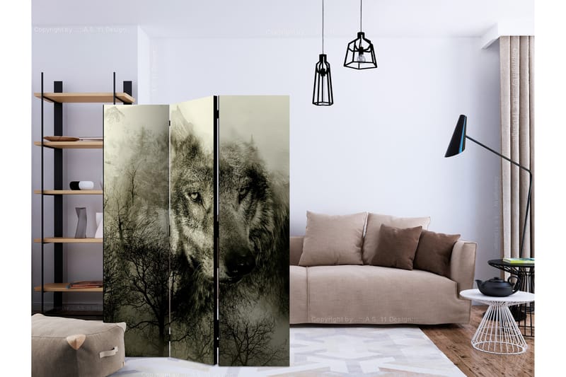 Romdeler Mountain Predator Beige - Artgeist sp. z o. o. - Innredning - Romdelere - Bretteskjerm