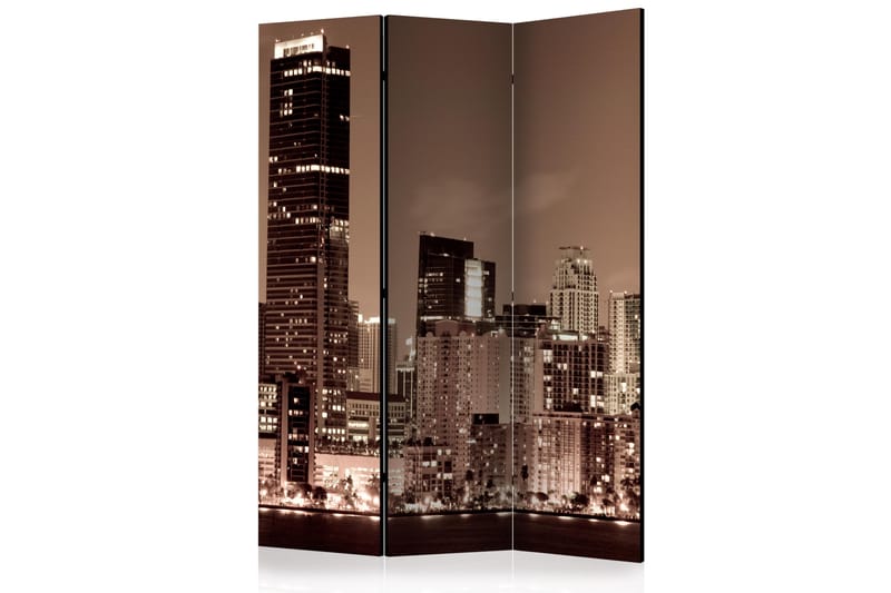 Romdeler - Night life in Miami 135x172 - Artgeist sp. z o. o. - Innredning - Romdelere - Bretteskjerm