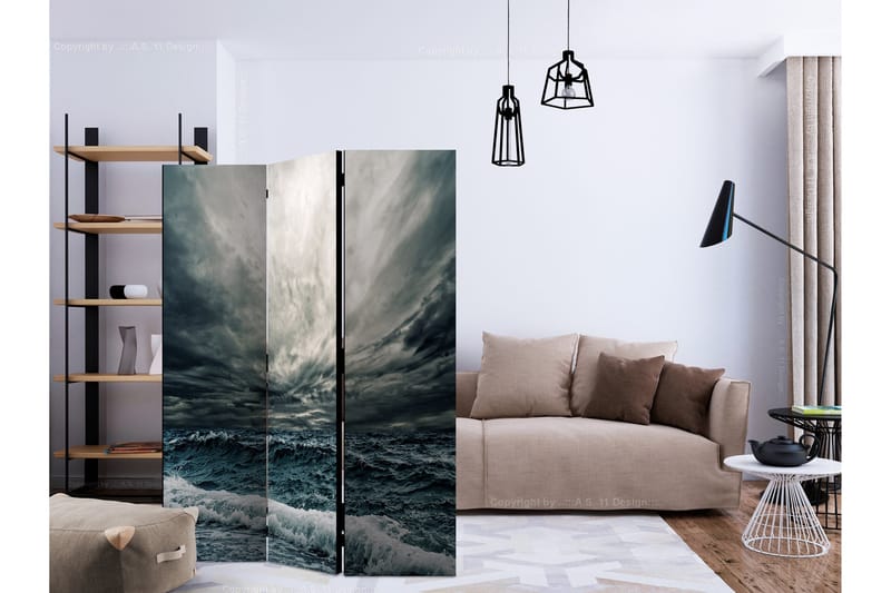 Romdeler - Ocean Wave 135x172 - Artgeist sp. z o. o. - Innredning - Romdelere - Bretteskjerm