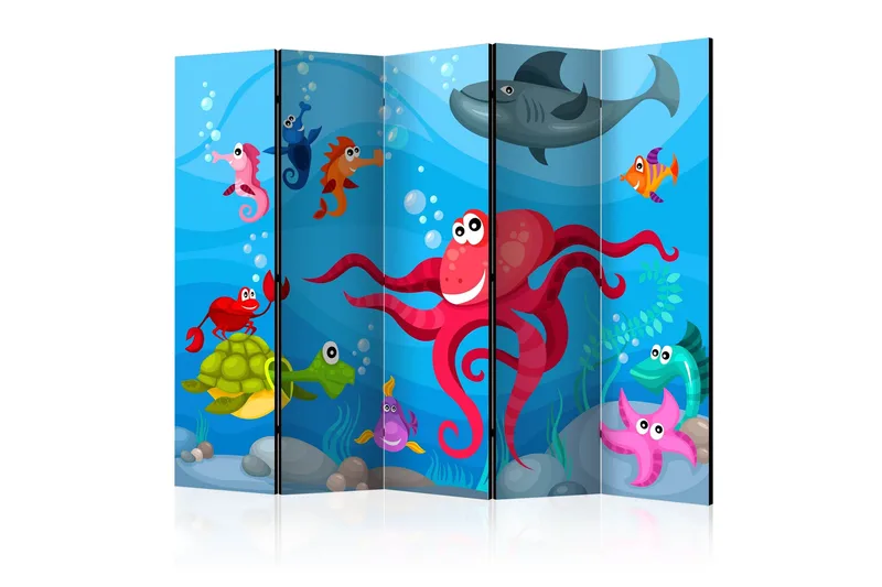 Romdeler - Octopus and Shark II 225x172, Artgeist sp. z o. o.