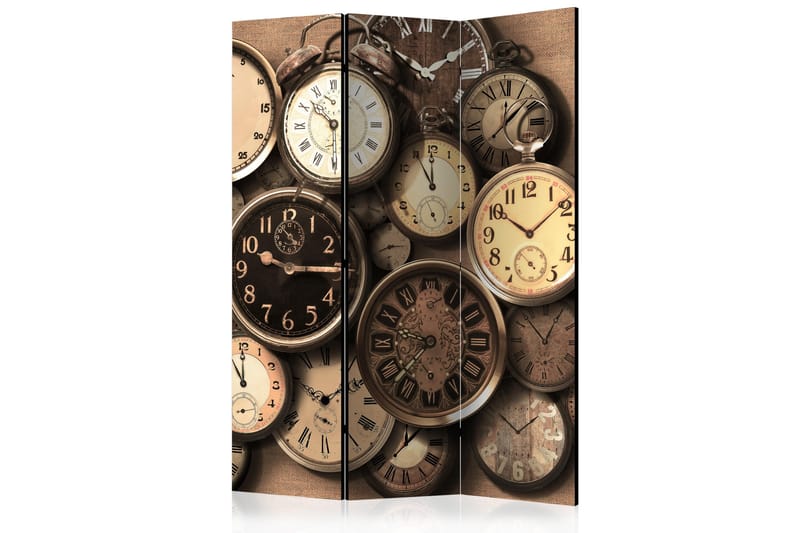 Romdeler - Old Clocks 135x172 - Artgeist sp. z o. o. - Innredning - Romdelere - Bretteskjerm