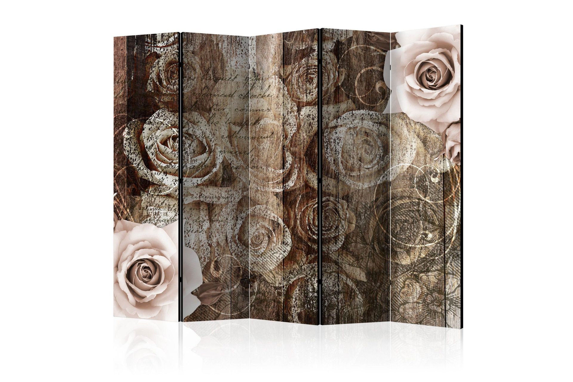 Romdeler - Old Wood & Roses II 225x172 - Artgeist sp. z o. o.