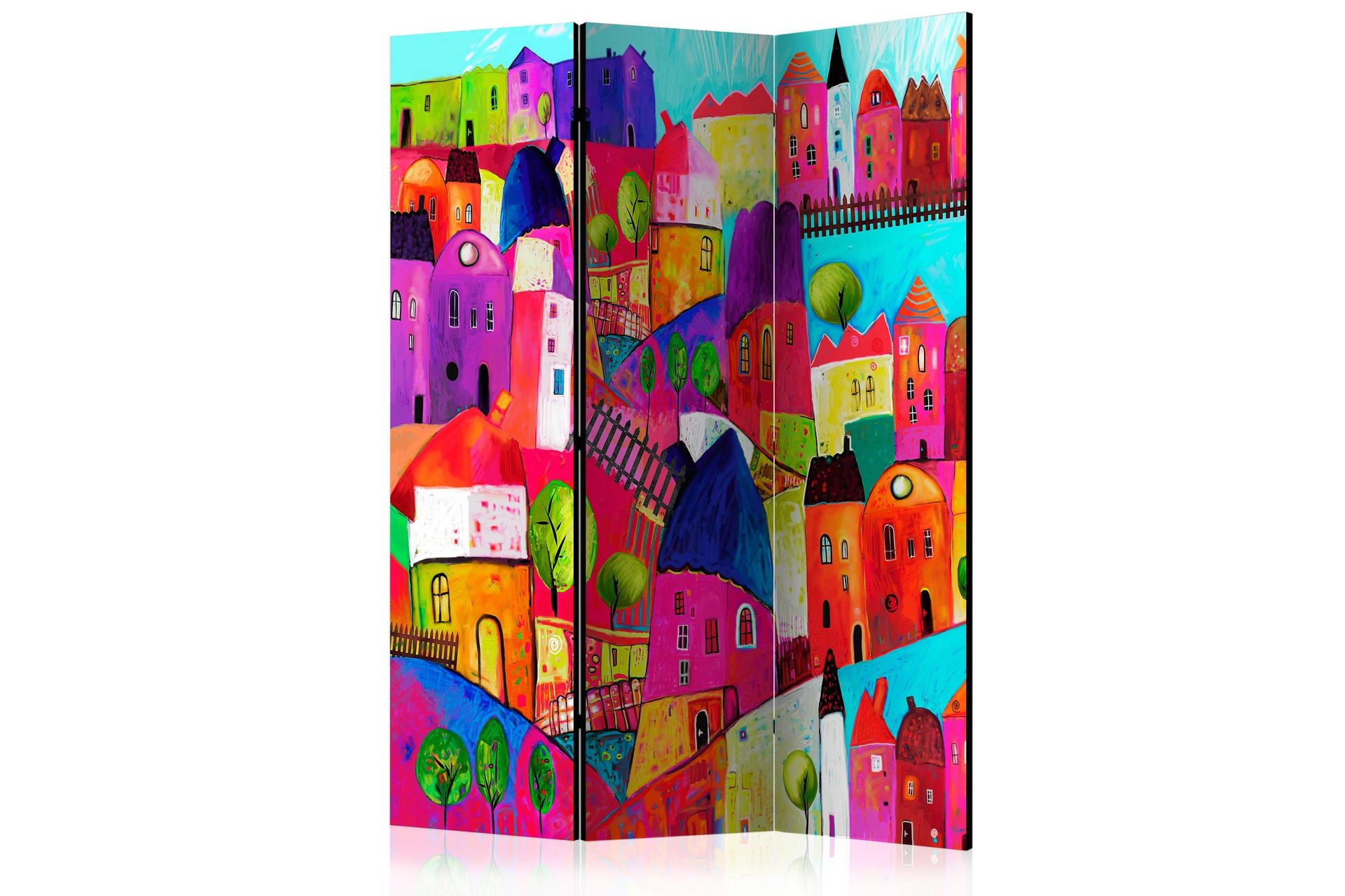 Romdeler Rainbow-Hued Town - Artgeist sp. z o. o.