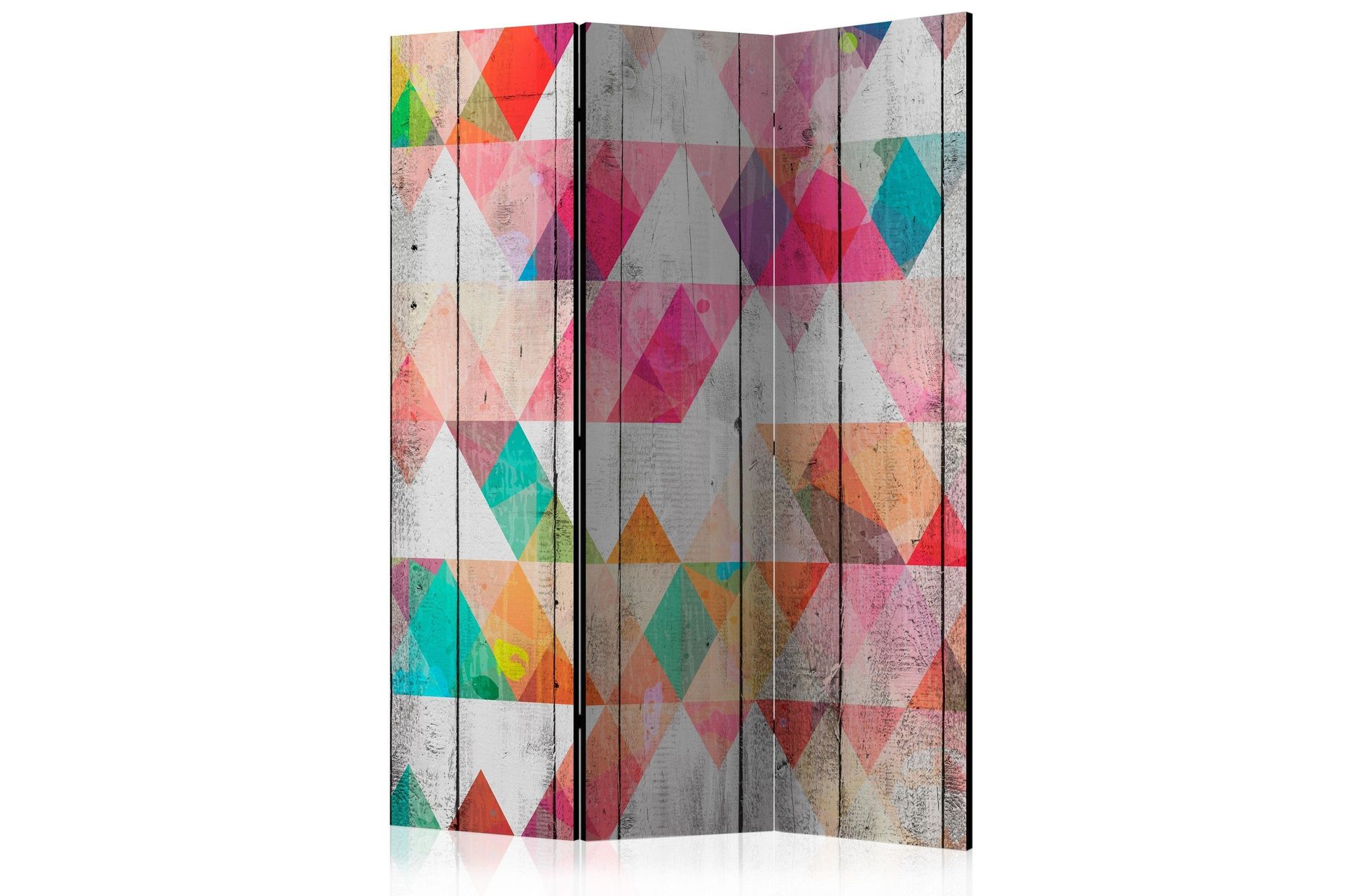 Romdeler - Rainbow Triangles 135x172 - Artgeist sp. z o. o.