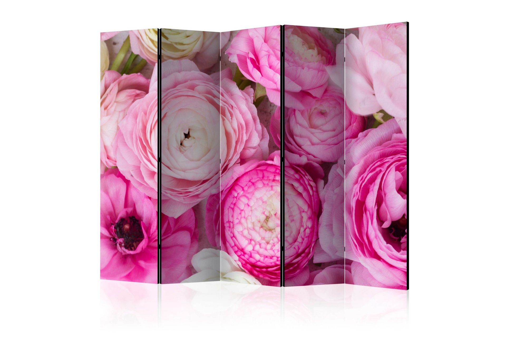 Romdeler Ranunculus Flowers II 222x517 cm - Artgeist sp. z o. o.