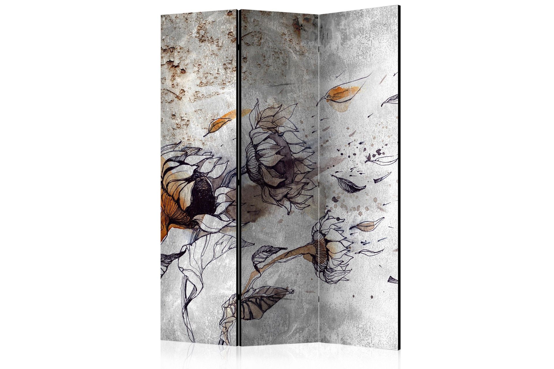 Romdeler - Recall sunflowers 135x172 - Artgeist sp. z o. o.
