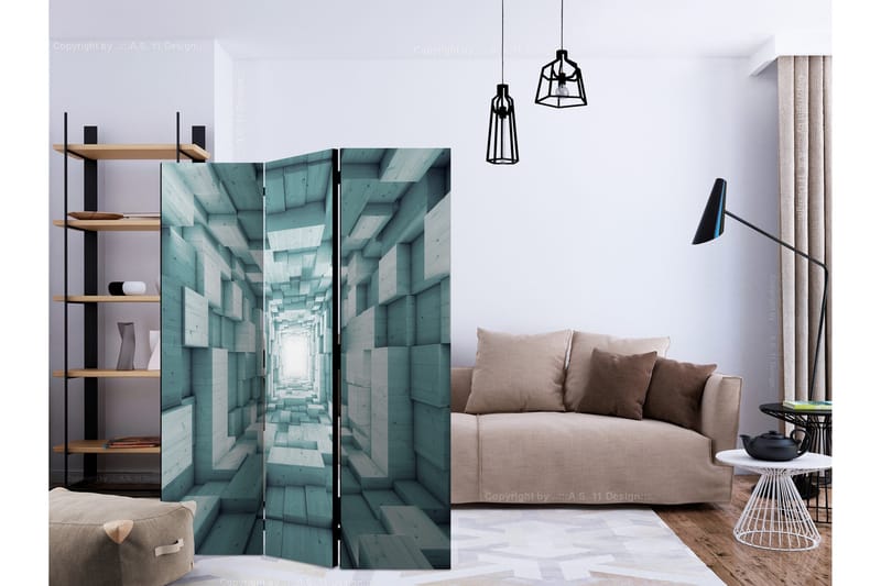 Romdeler - Rectangular March II 135x172 - Artgeist sp. z o. o. - Innredning - Romdelere - Bretteskjerm