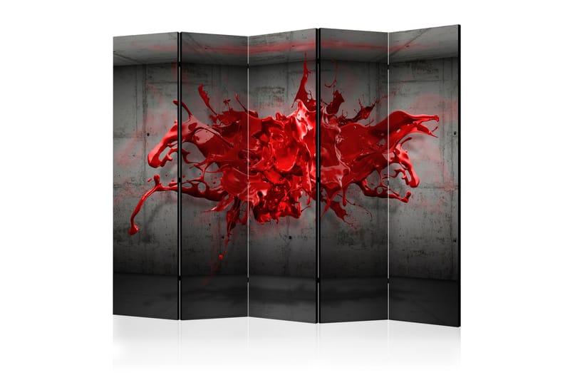 Romdeler Red Ink Blot 225x172 - Artgeist sp. z o. o. - Innredning - Romdelere - Bretteskjerm