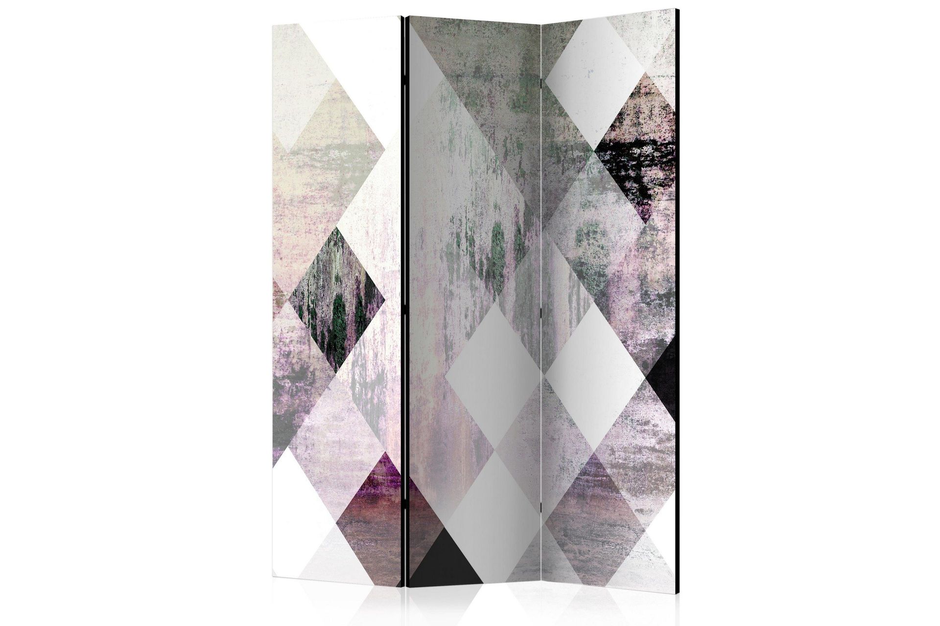 Romdeler Rhombic Chessboard Pink - Artgeist sp. z o. o.