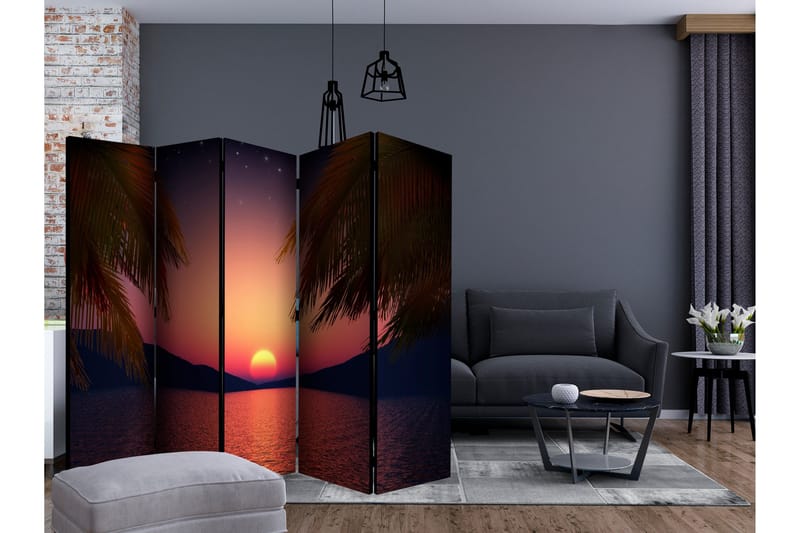 Romdeler - Romantic evening on the beach II 225x172 - Artgeist sp. z o. o. - Innredning - Romdelere - Bretteskjerm