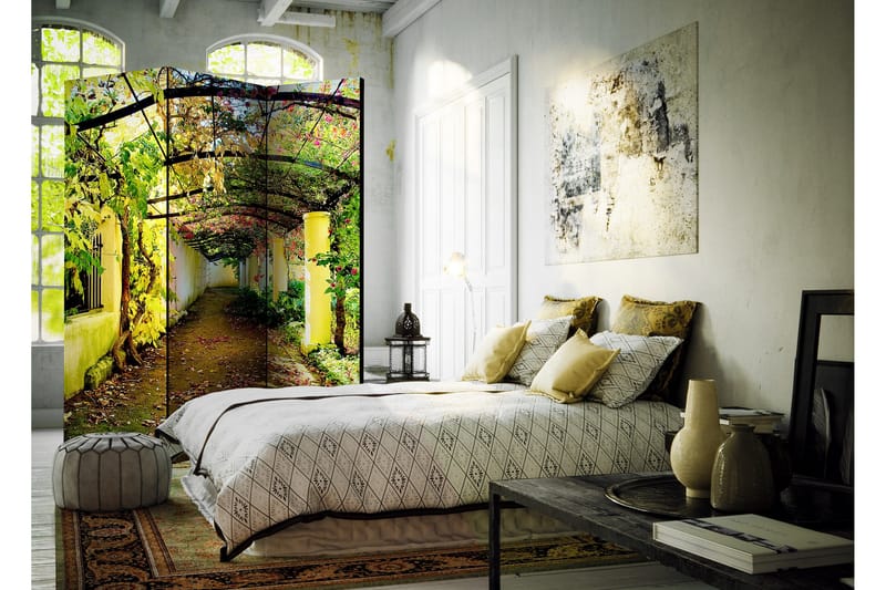 Romdeler Romantic Garden 135x172 - Artgeist sp. z o. o. - Innredning - Romdelere - Bretteskjerm