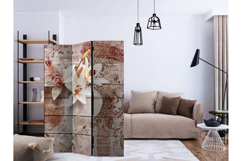 Romdeler - Romantic Memories 135x172 - Artgeist sp. z o. o. - Innredning - Romdelere - Bretteskjerm