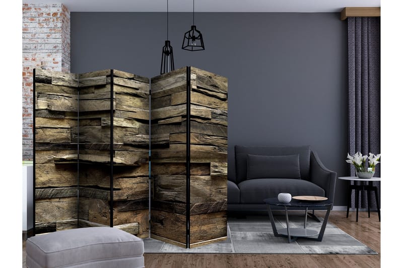 Romdeler - Rustic Style: Country Cottage II 225x172 - Artgeist sp. z o. o. - Innredning - Romdelere - Bretteskjerm