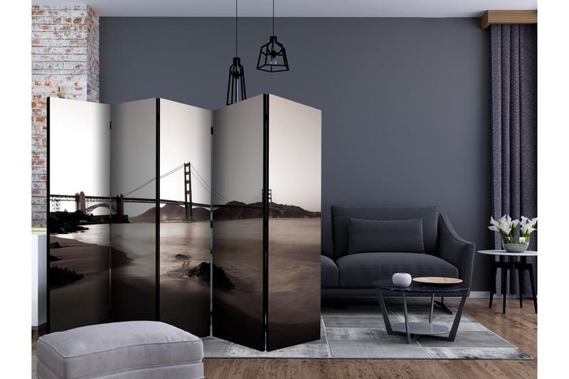 Romdeler - San Francisco: Golden Gate Bridge 225x172 - Artgeist sp. z o. o. - Innredning - Romdelere - Bretteskjerm