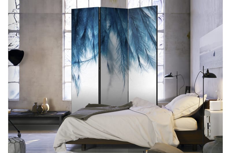 Romdeler Sapphire Feathers 135x172 - Artgeist sp. z o. o. - Innredning - Romdelere - Bretteskjerm