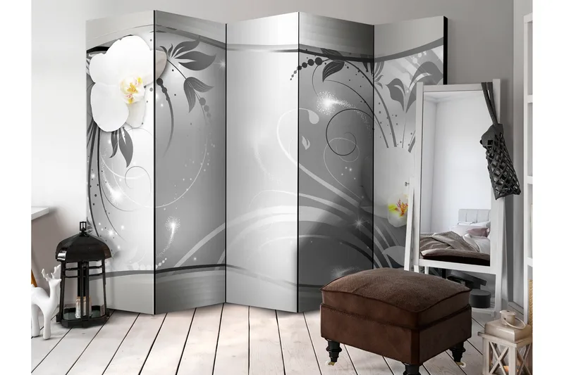 Romdeler Silver Abstract 225x172 - Artgeist sp. z o. o. - Innredning - Romdelere - Bretteskjerm