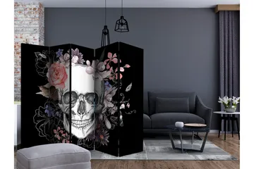 Romdeler - Skull and Flowers II 225x172 - Artgeist sp. z o. o. - Innredning - Romdelere - Bretteskjerm
