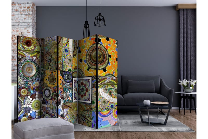 Romdeler - Solar Mosaic II 225x172 - Artgeist sp. z o. o. - Innredning - Romdelere - Bretteskjerm