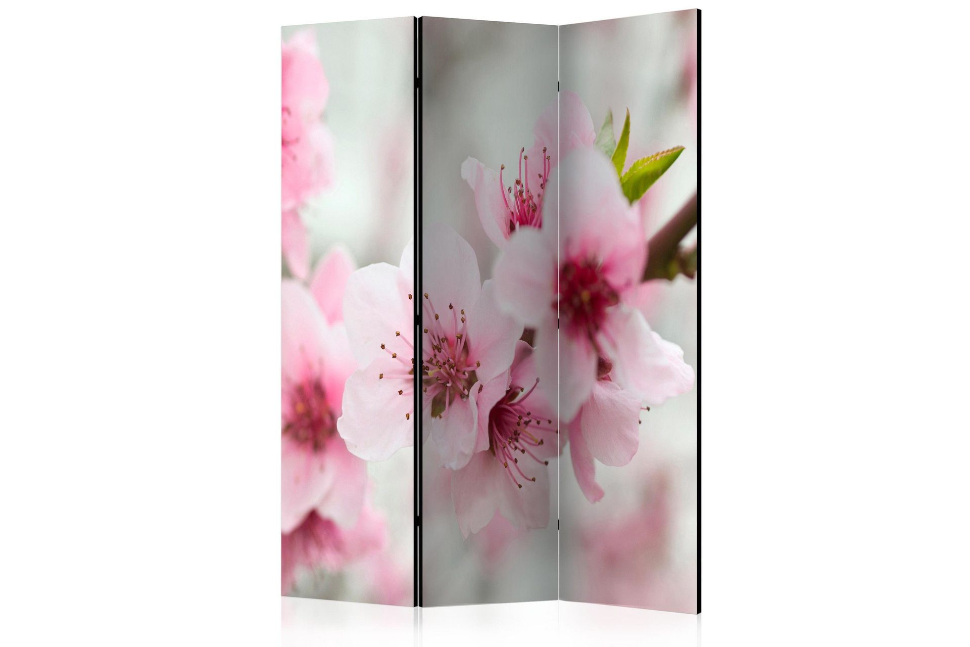 Romdeler - Spring, blooming tree - pink flowers 135x172 - Artgeist sp. z o. o.