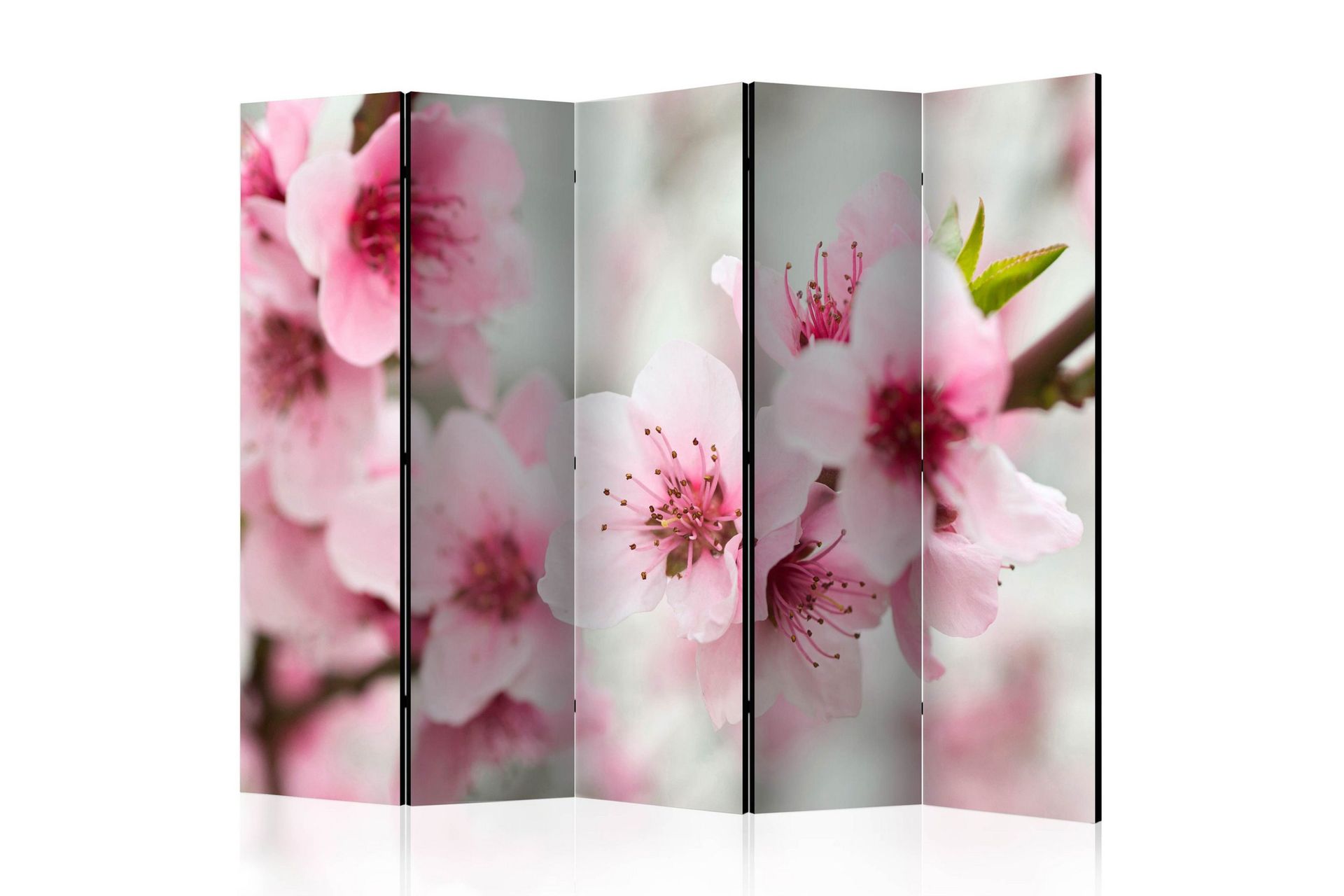 Romdeler - Spring, blooming tree - pink flowers II 225x1 - Artgeist sp. z o. o.