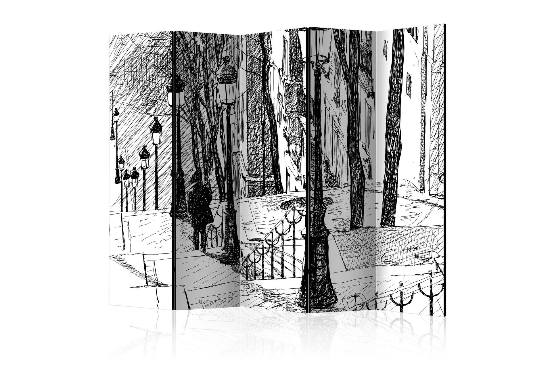 Romdeler - Stairs Montmartre II 225x172 - Artgeist sp. z o. o.