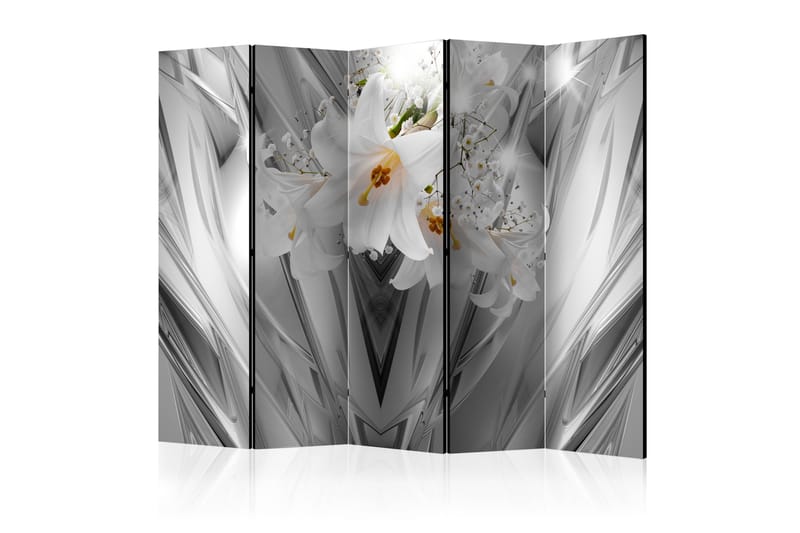Romdeler - Steel Lilies II 225x172 - Artgeist sp. z o. o. - Innredning - Romdelere - Bretteskjerm