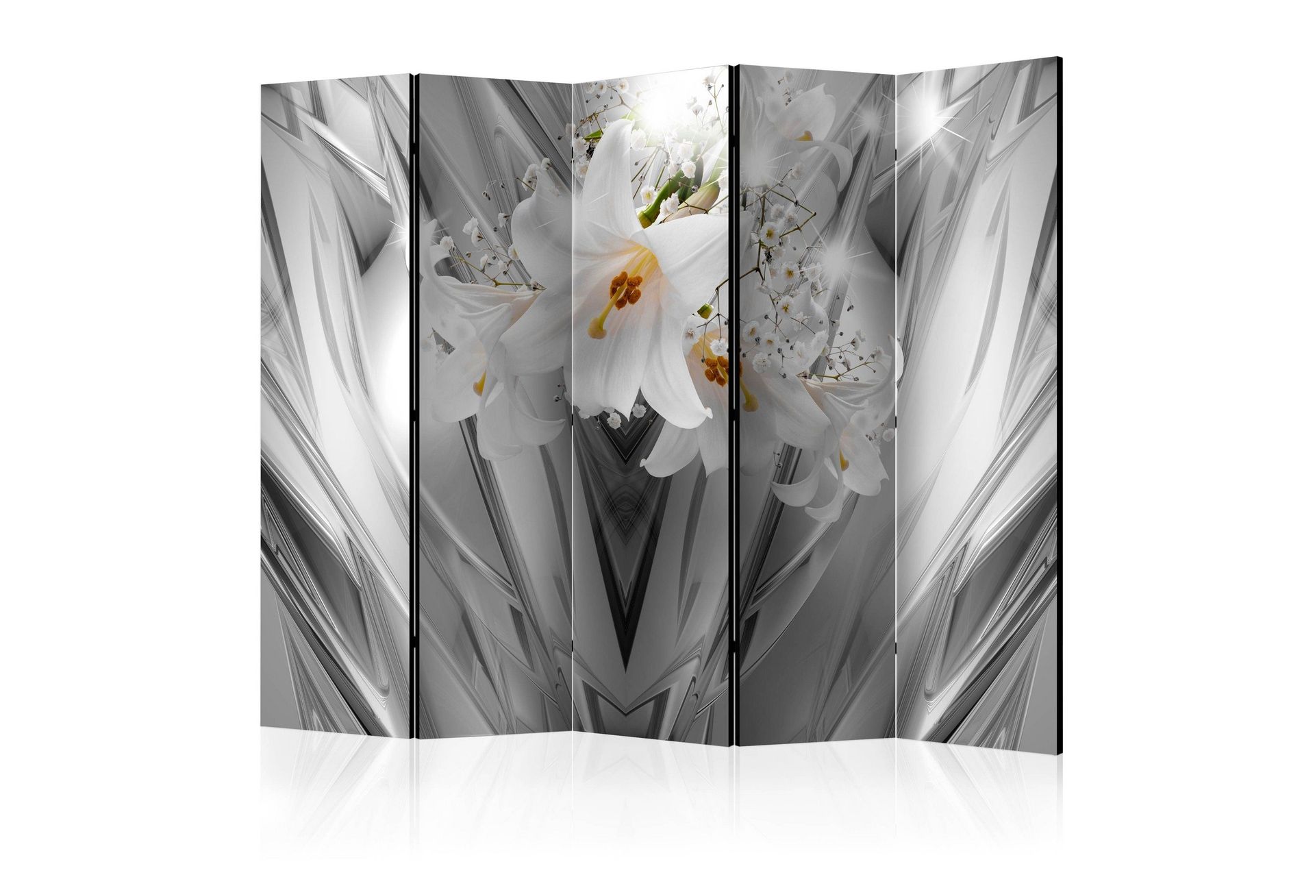Romdeler - Steel Lilies II 225x172 - Artgeist sp. z o. o.